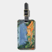 Étiquette À Bagage Paul Cezanne - Estaque aux toits rouges (Devant Vertical)