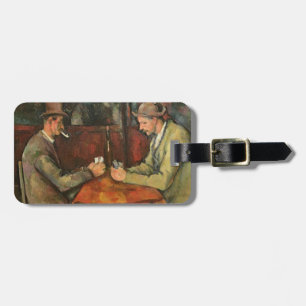 Étiquette À Bagage Paul Cezanne   les joueurs de carte, 1893-96
