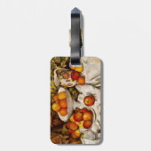 Étiquette À Bagage Paul Cezanne Pommes Oranges Impressionnisme (Dos Vertical)