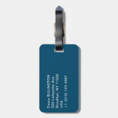 Étiquette À Bagage Paul Gauguin - D'Où Sommes-Nous Venus ? (Dos Vertical)