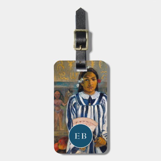 Étiquette À Bagage Paul Gauguin - Les ancêtres de Tehamana (Devant Vertical)