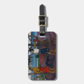 Étiquette À Bagage Paul Gauguin | sous le Pandanus, 1891 (huile sur (Devant Vertical)