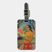 Étiquette À Bagage Paul Gauguin - Une femme tenant un fruit (Devant Vertical)