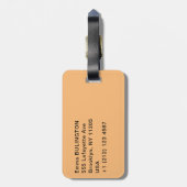 Étiquette À Bagage Paul Signac - Le Palais Pape, Avignon (Dos Vertical)