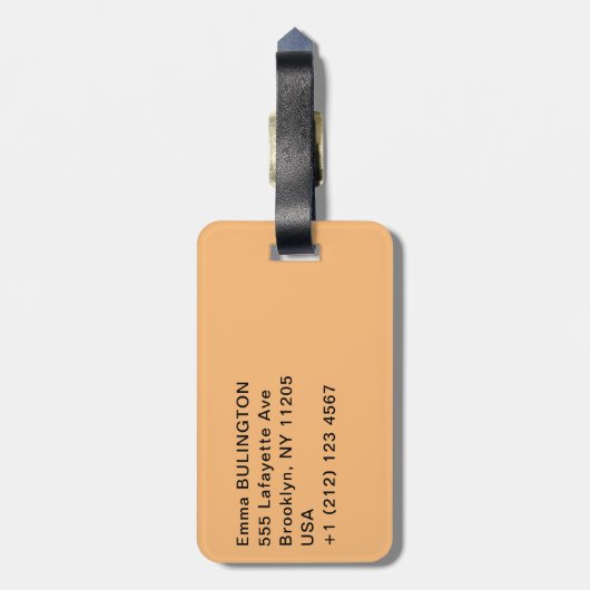 Étiquette À Bagage Paul Signac - Le Palais Pape, Avignon (Dos Vertical)