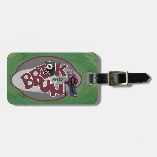 Étiquette À Bagage Pause et exécution (Devant horizontal)