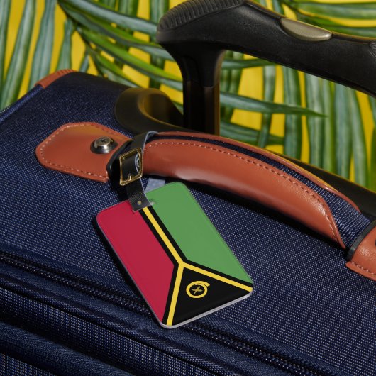 Étiquette À Bagage pavillon de Vanuatu (Insitu Rectoal 1)