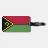 Étiquette À Bagage pavillon de Vanuatu (Dos horizontal)