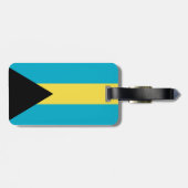 Étiquette À Bagage pavillon des Bahamas (Dos horizontal)