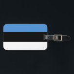 Étiquette À Bagage Pavillon Estonie<br><div class="desc">Pavillon Estonie</div>