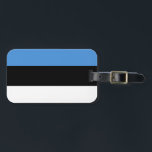 Étiquette À Bagage Pavillon Estonie<br><div class="desc">Pavillon Estonie</div>