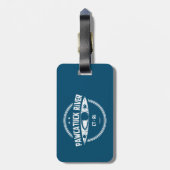 Étiquette À Bagage Pawcatuck River Connecticut Rhode Island Kayak (Dos Vertical)