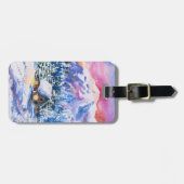 Étiquette À Bagage Paysage d'hiver (Devant horizontal)