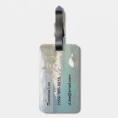 Étiquette À Bagage Paysage du lac Tahoe (Dos Vertical)