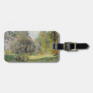 Étiquette À Bagage Paysage : Le Parc Monceau - Claude Monet