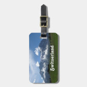 Étiquette À Bagage Paysage suisse (Devant Vertical)