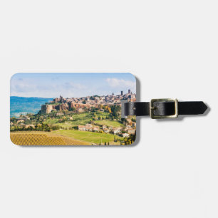 Étiquette À Bagage Paysage sur Orvieto