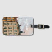 Étiquette À Bagage Paysage urbain de Södermalm à Stockholm (Devant Horizontal)