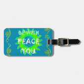 Étiquette À Bagage Peace Be with You Art Print (Devant horizontal)