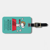 Étiquette À Bagage Peanuts | Snoopy l'as de l'aviation (Devant horizontal)