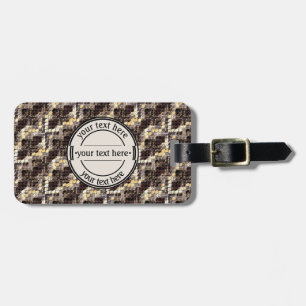 Étiquette À Bagage Peau de serpent, Python, Anaconda, peau, reptile, 