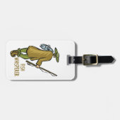 Étiquette À Bagage Pêche à la Customise (Devant horizontal)