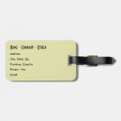 Étiquette À Bagage Pêche à la truite sur mesure (Dos horizontal)