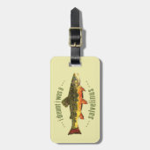 Étiquette À Bagage Pêche à l'omble de fontaine sur mesure (Devant Vertical)