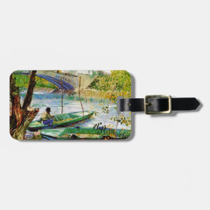 Étiquette À Bagage Pêche au printemps, Vincent van Gogh. Belle pêch