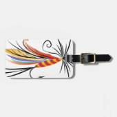 Étiquette À Bagage Pêche de la mouche (Devant horizontal)