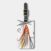 Étiquette À Bagage Pêche de la mouche (Devant Vertical)