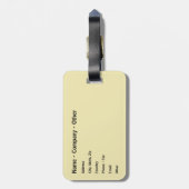 Étiquette À Bagage Pêche de mouche pour le grand saumon (Dos Vertical)