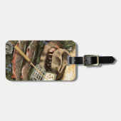 Étiquette À Bagage Pêche et vie (Devant horizontal)