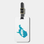 Étiquette À Bagage Pêche par vagues en Virginie occidentale (Devant Vertical)