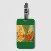 Étiquette À Bagage Pêcher avec papa est amusant ! (Devant Vertical)