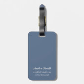 Étiquette À Bagage Pêcheur de mouche - Anchorage, Alaska (Dos Vertical)