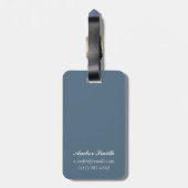 Étiquette À Bagage Pêcheur de mouche - Wrangell, Alaska (Dos Vertical)