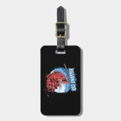 Étiquette À Bagage pêcheur-poisson-rouge-sapeur-pêcheur-artisan-vecte (Devant Vertical)