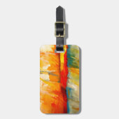 Étiquette À Bagage Peinture Abstraite moderne (Devant Vertical)
