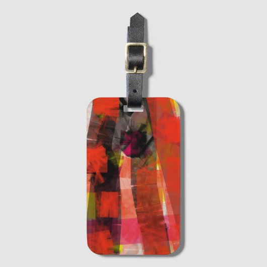 Étiquette À Bagage Peinture Abstraite moderne (Devant Vertical)