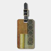 Étiquette À Bagage Peinture Abstraite multitexturée par Vision Studio (Devant Vertical)