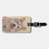 Étiquette À Bagage Peinture Berger Picard - Joli art original chien (Devant horizontal)