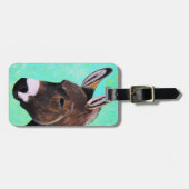 Étiquette À Bagage Peinture d'âne (Devant horizontal)