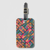 Étiquette À Bagage Peinture d'art élégant (Devant Vertical)