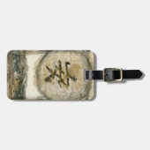 Étiquette À Bagage Peinture de tranquillité chinoise par Mauro (Devant horizontal)