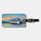 Étiquette À Bagage Peinture de traversier Sunrise (Devant horizontal)