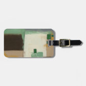 Étiquette À Bagage Peinture expressionniste avec pointes de brosse lo (Devant horizontal)