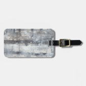Étiquette À Bagage Peinture gris contemporaine (Devant horizontal)