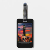 Étiquette À Bagage peinture 'Lighthouse Pop!' sur un (Dos Vertical)