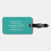 Étiquette À Bagage Peinture Moderne Du Milieu Du Siècle, Différentes  (Dos horizontal)